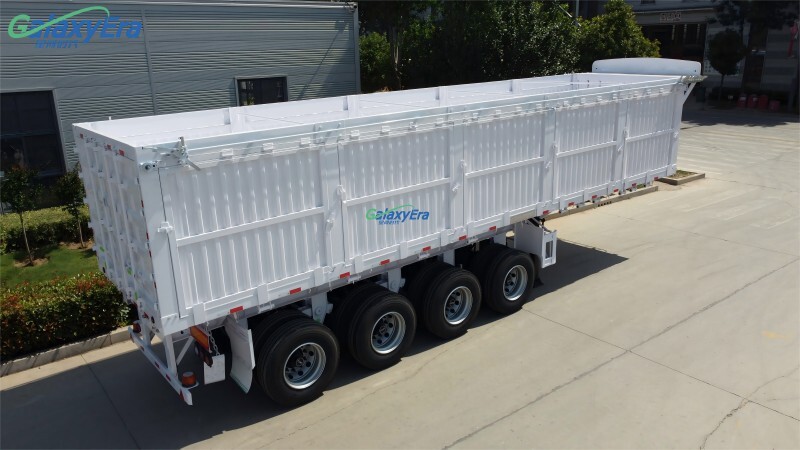 3 Axle Side Dump Semi Trailer