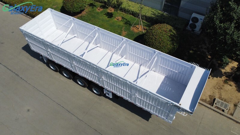 3 Axle Side Dump Semi Trailer