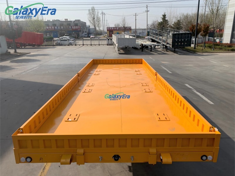 Tri Axle Drop Side Semi Trailer