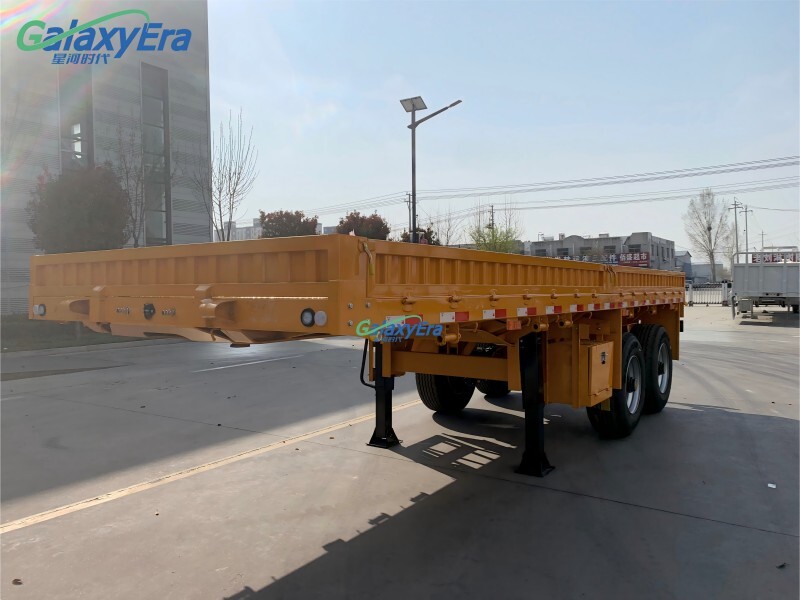 Tri Axle Drop Side Semi Trailer