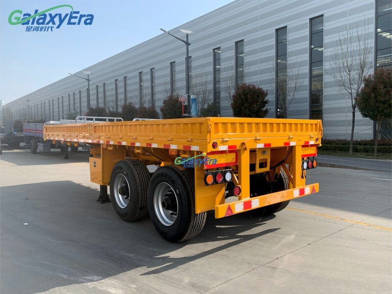 Tri Axle Drop Side Semi Trailer