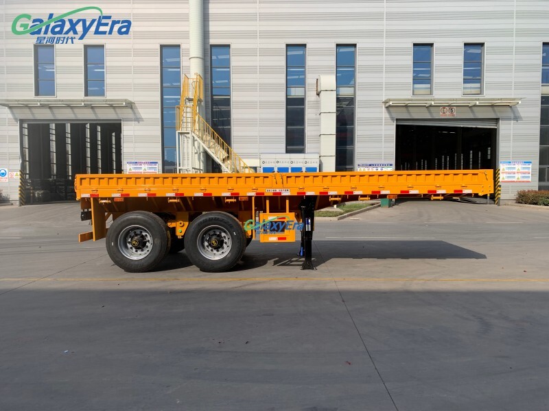 Tri Axle Drop Side Semi Trailer