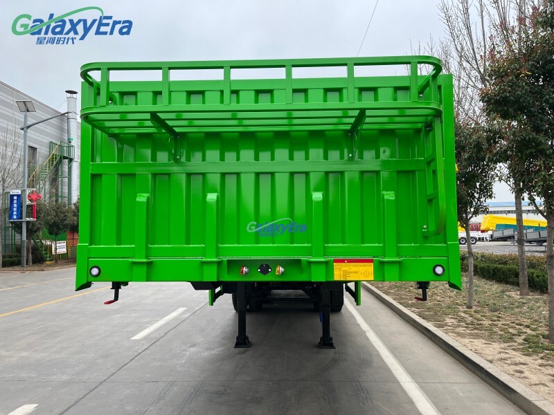3 Axles Cargo Fence Semi Trailer 