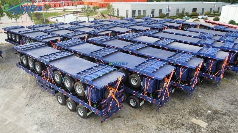 4 Axle Fence Cargo Truck Trailer