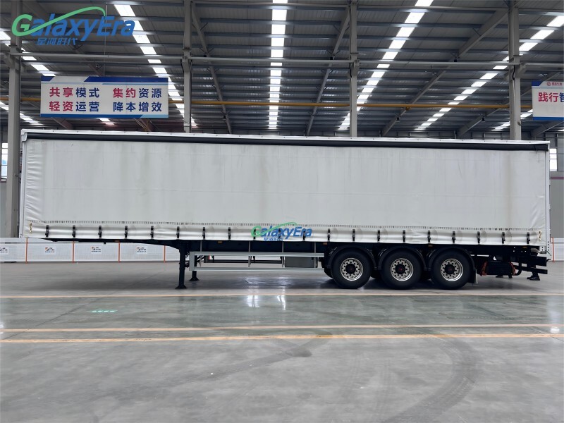 3 Axle Curtain Side Trailer For Sale