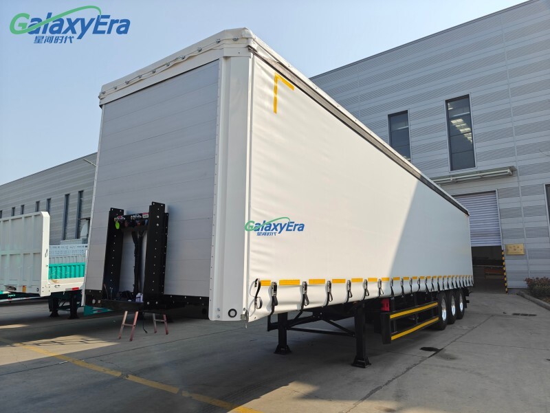 3 Axle Curtain Side Trailer For Sale