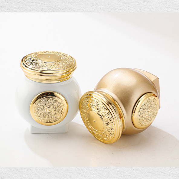 حاوية كريمة مستديرة