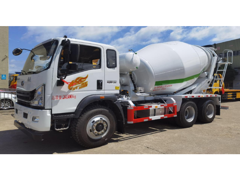 Shagang Homa rear-eight-wheel mixer truck