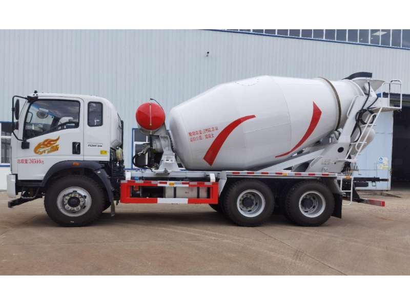 Shagang Homa rear-eight-wheel mixer truck