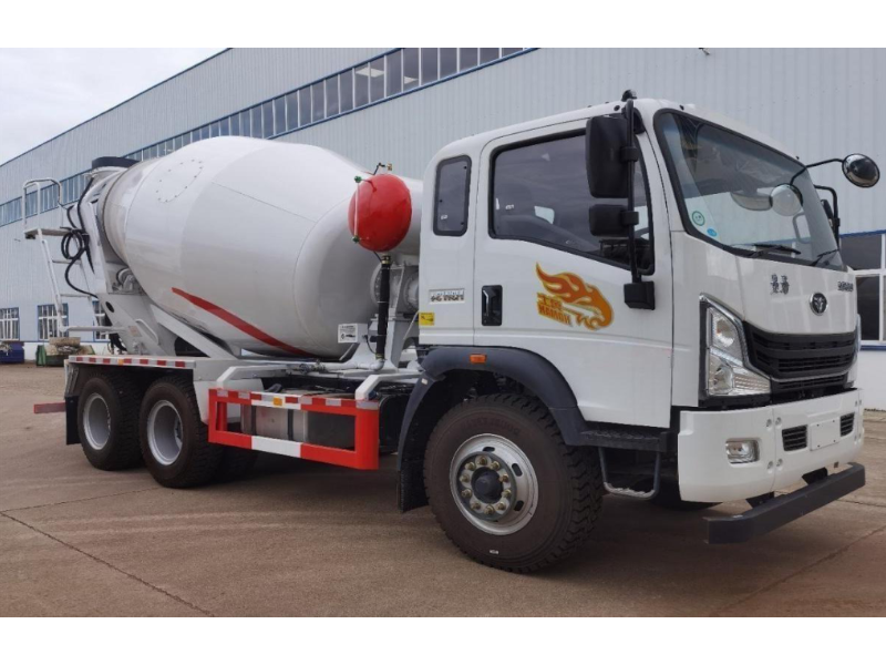 Shagang Homa rear-eight-wheel mixer truck