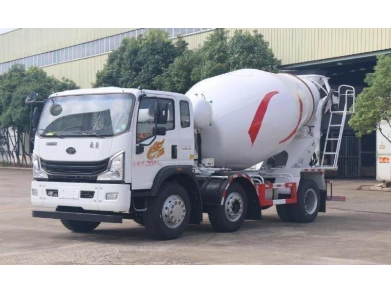 Shagang Homa Small Triple-Axis Concrete Mixer Truck