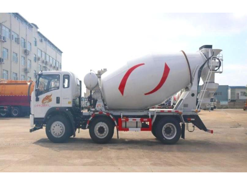 Shagang Homa Small Triple-Axis Concrete Mixer Truck