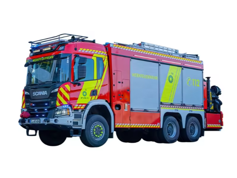 Heavy-duty fire truck - 12,000 liters, 6x4 water tank fire-fighting vehicle