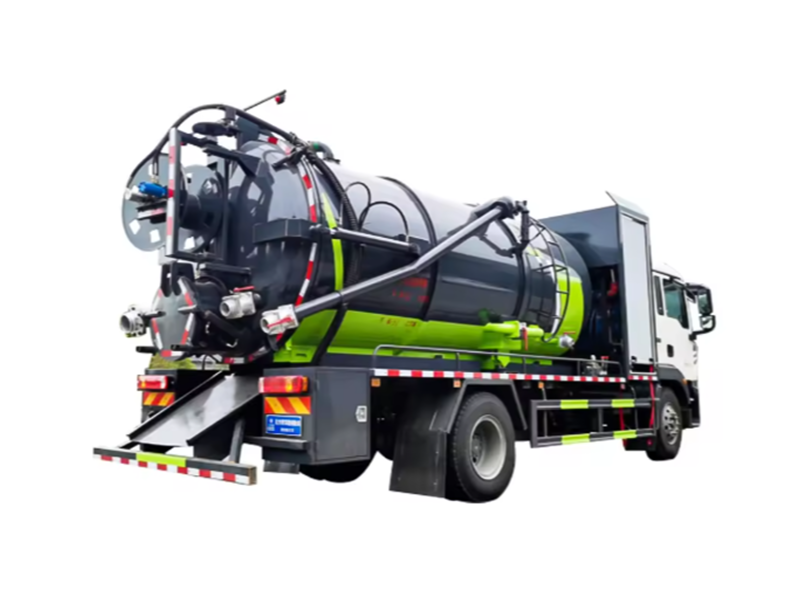 Vacuum sewage truck HOWO 6X4 with a capacity of 16 cubic meters