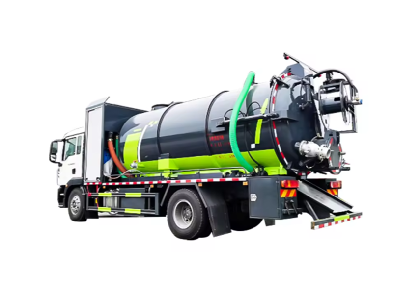 Vacuum sewage truck HOWO 6X4 with a capacity of 16 cubic meters