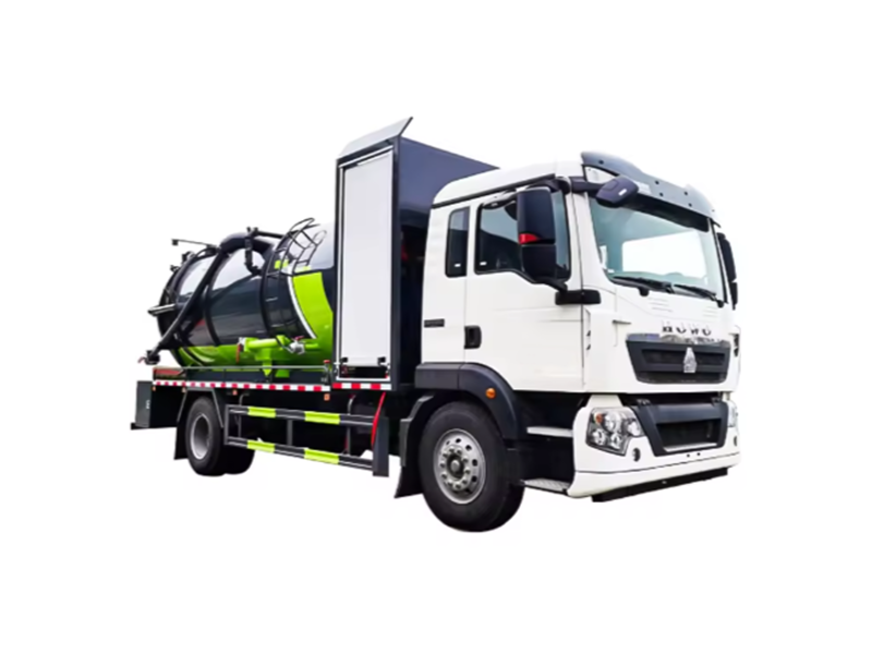 Vacuum sewage truck HOWO 6X4 with a capacity of 16 cubic meters