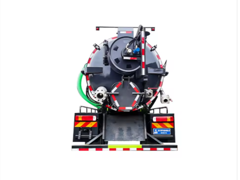 Vacuum sewage truck HOWO 6X4 with a capacity of 16 cubic meters