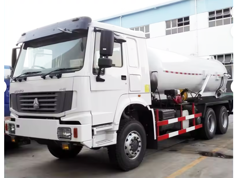 Shagang 6X4 High-Pressure Sewage Suction Vehicle