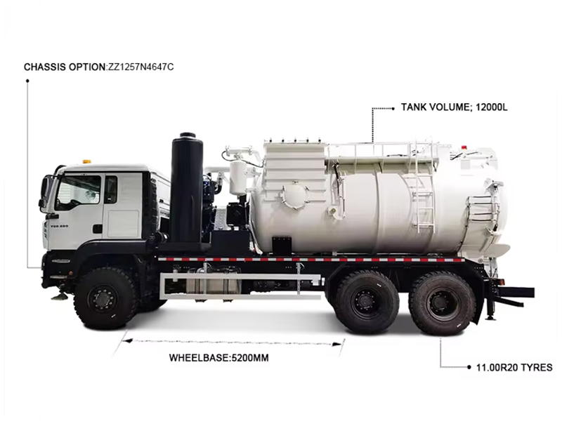 Shagang vacuum-sealed dry powder suction truck 25 tons 6x4 drive