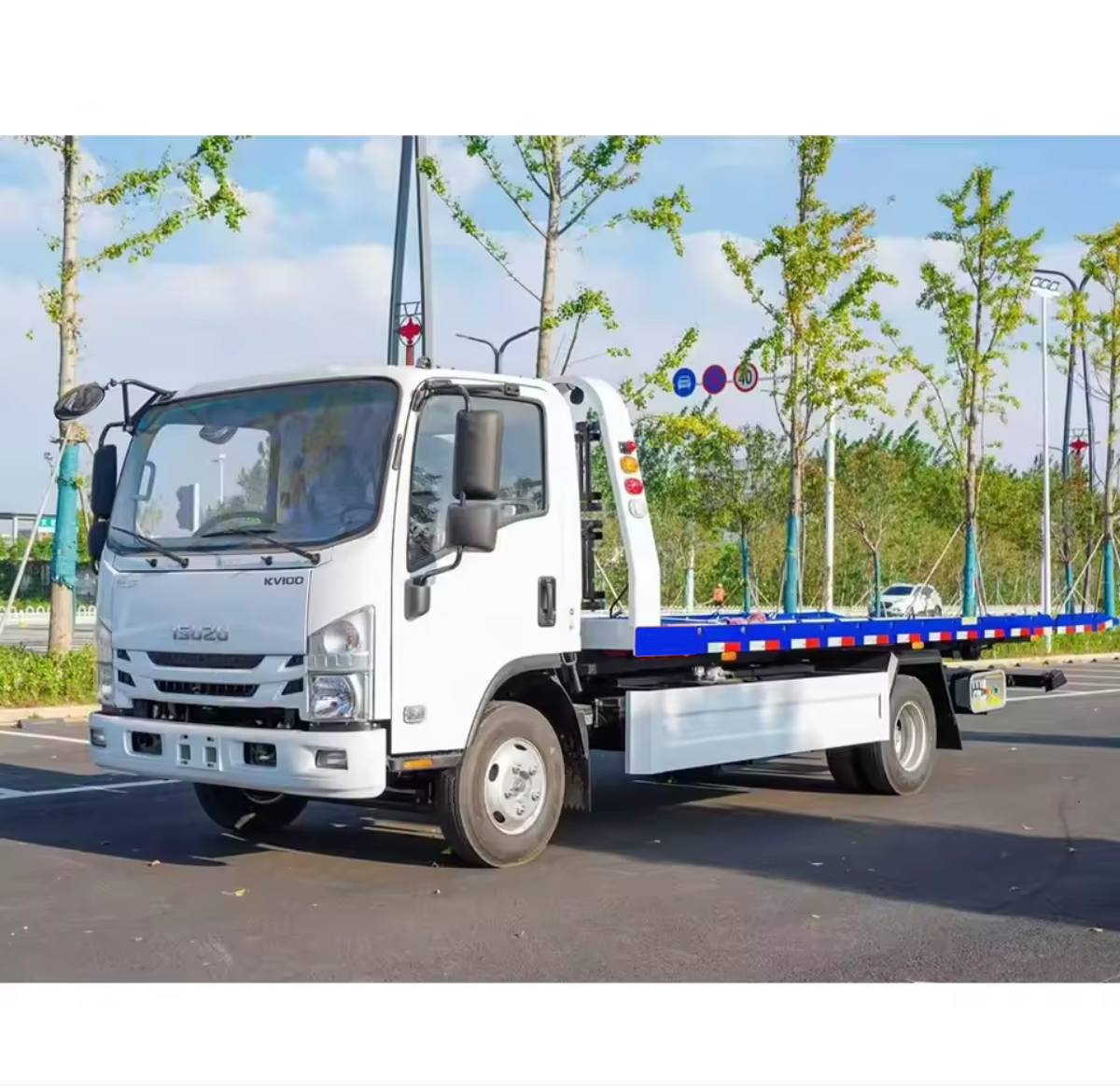 Camions de dépannage de 30 tonnes à vendre, camion de récupération de véhicules professionnel, Qingling Isuzu KV100, camion de dépannage, camion de remorquage