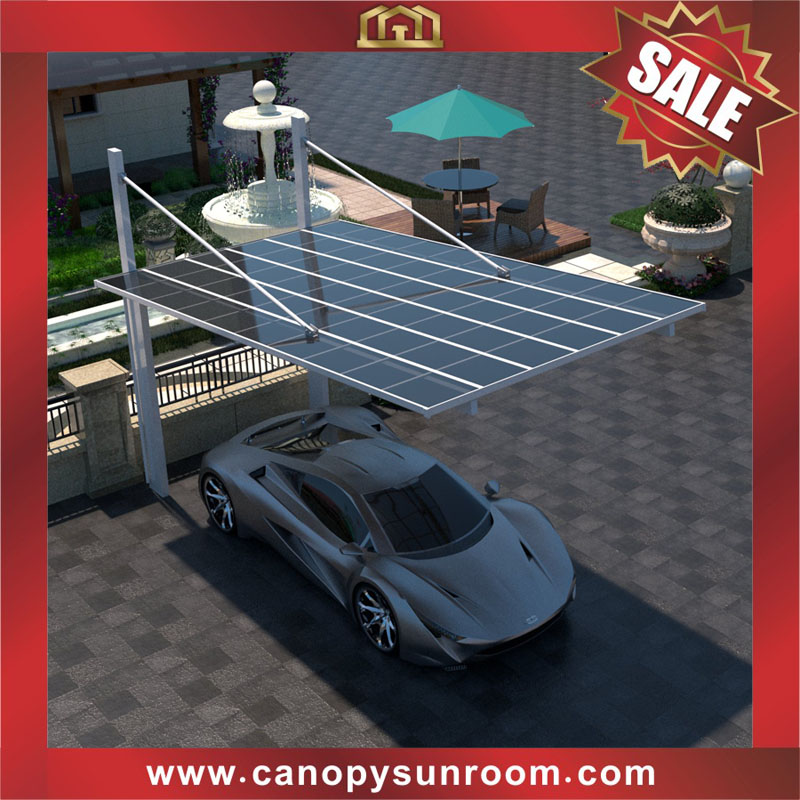 Outdoor backyard alu polycarbonate aluminum pc park carport car canopy shelter for sale