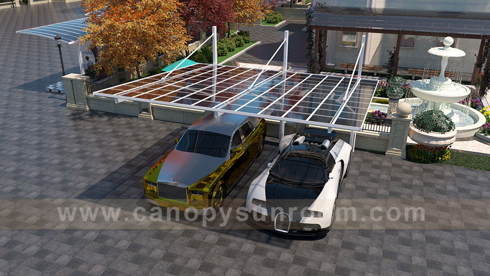 aluminum polycarbonate carport