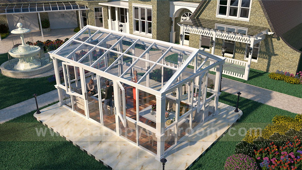 outdoor sunroom cabin