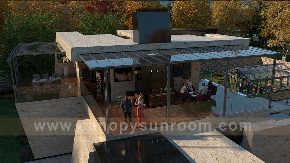 patio terrace canopy awning