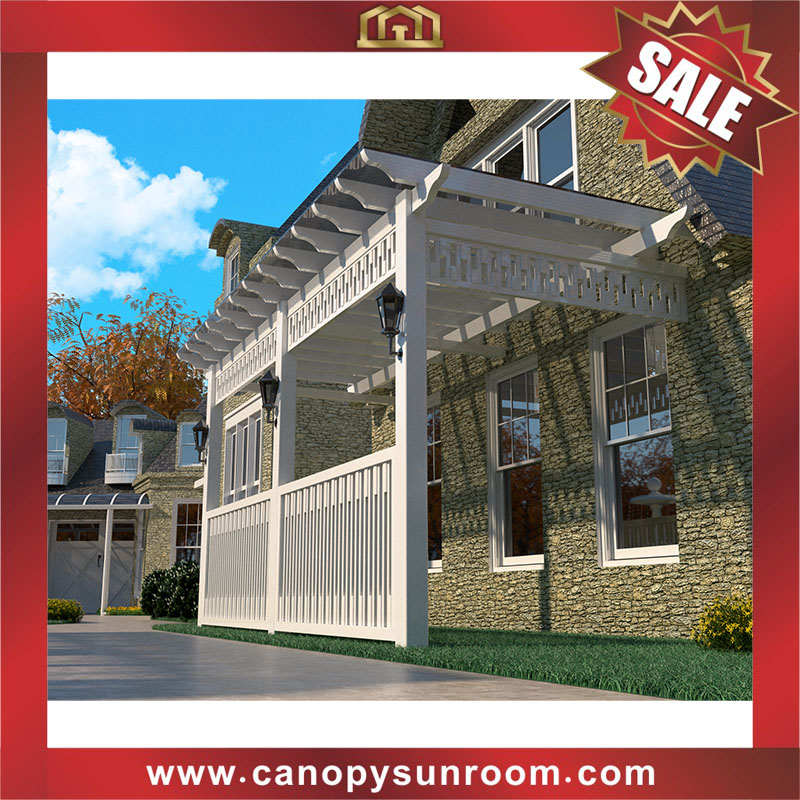 Outdoor backyard garden aluminum pergola grape trellis for sale