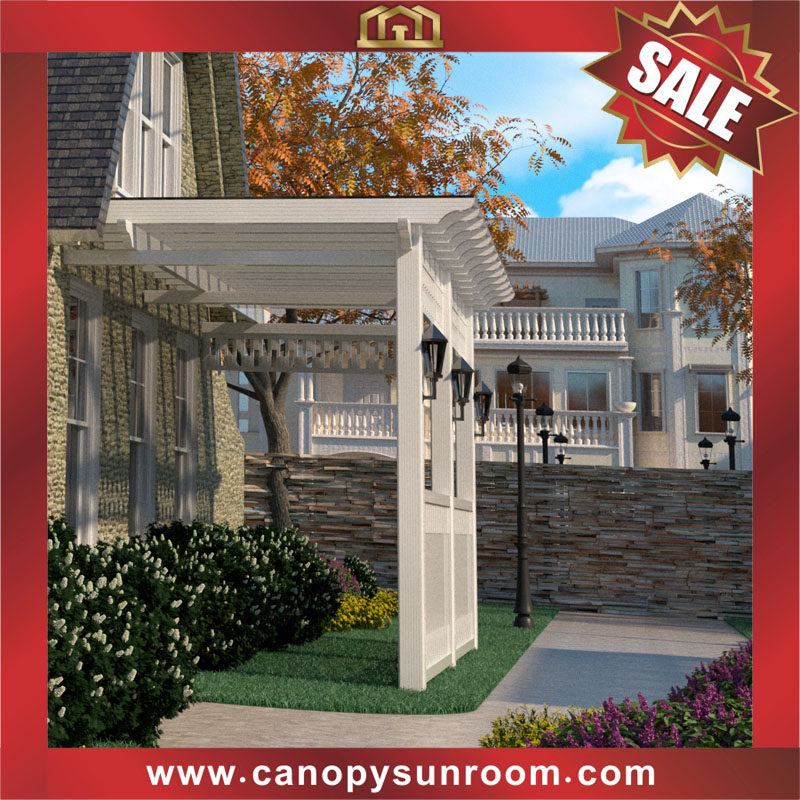 Excellent outdoor backyard courtyad garden aluminum alu pergola grape trellis