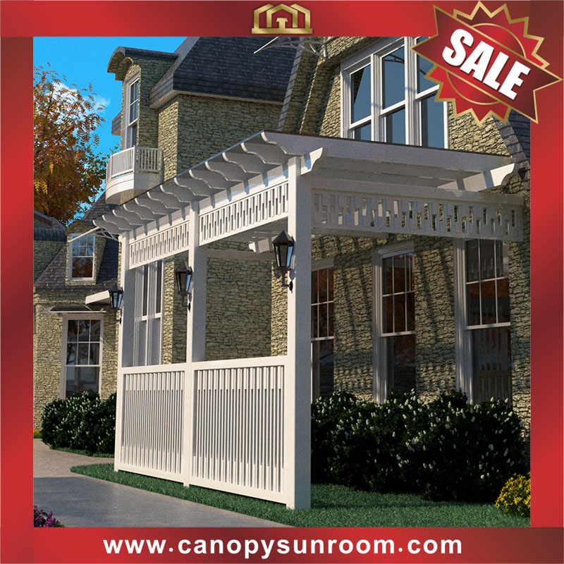 Excellent outdoor backyard courtyad garden aluminum alu pergola grape trellis