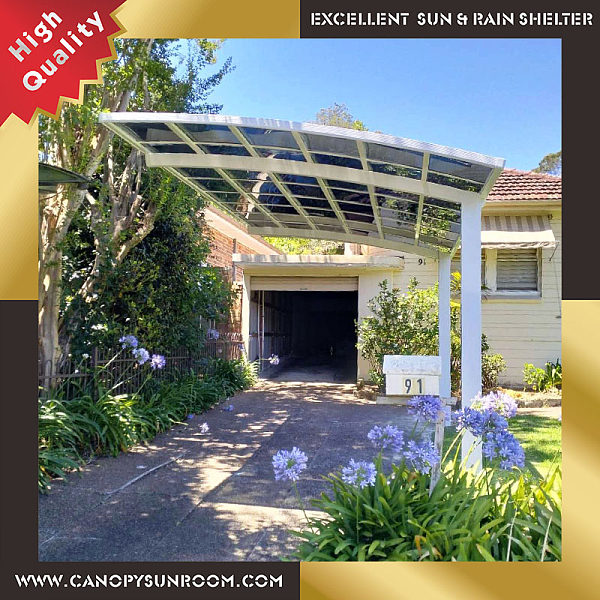 polycarbonate carport shelter