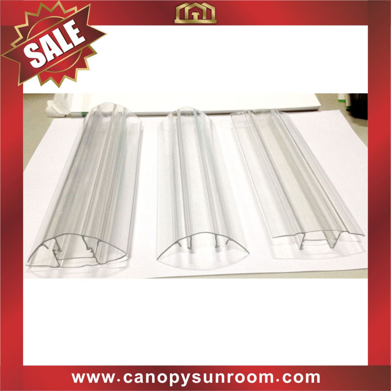 PC polycarbonate connector profile snap buckle for hollow polycarbonate sheet