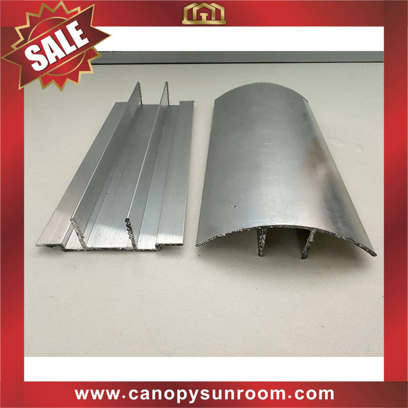 Aluminum aluminium alu buckle connector profile snap for hollow polycarbonate pc sheet for sale