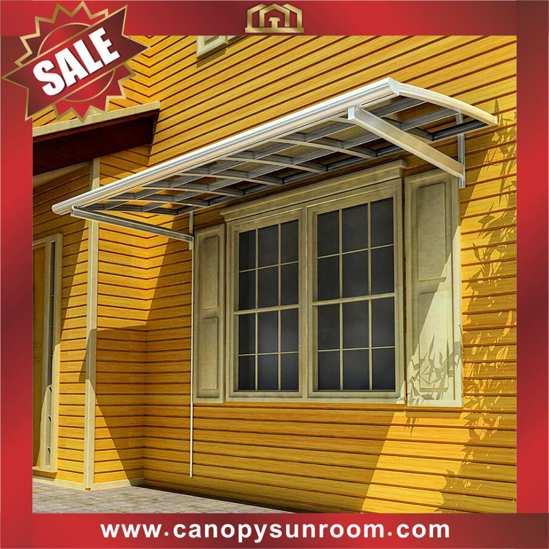 house patio terrace balcony aluminum polycarbonate flat roofing canopy awning canopies shelter