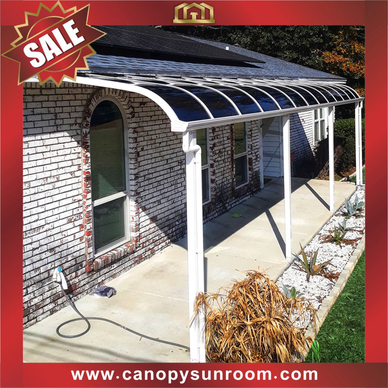 excellent backyard house patio terrace balcony canopy awning canopies shelter with aluminum framework and polycarbonate sheet