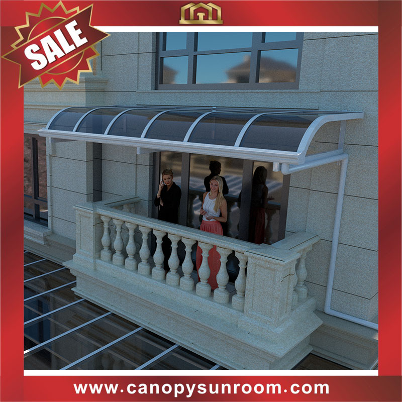 high quality house patio terrace balcony polycarbonate aluminum canopy awning canopies shelter 