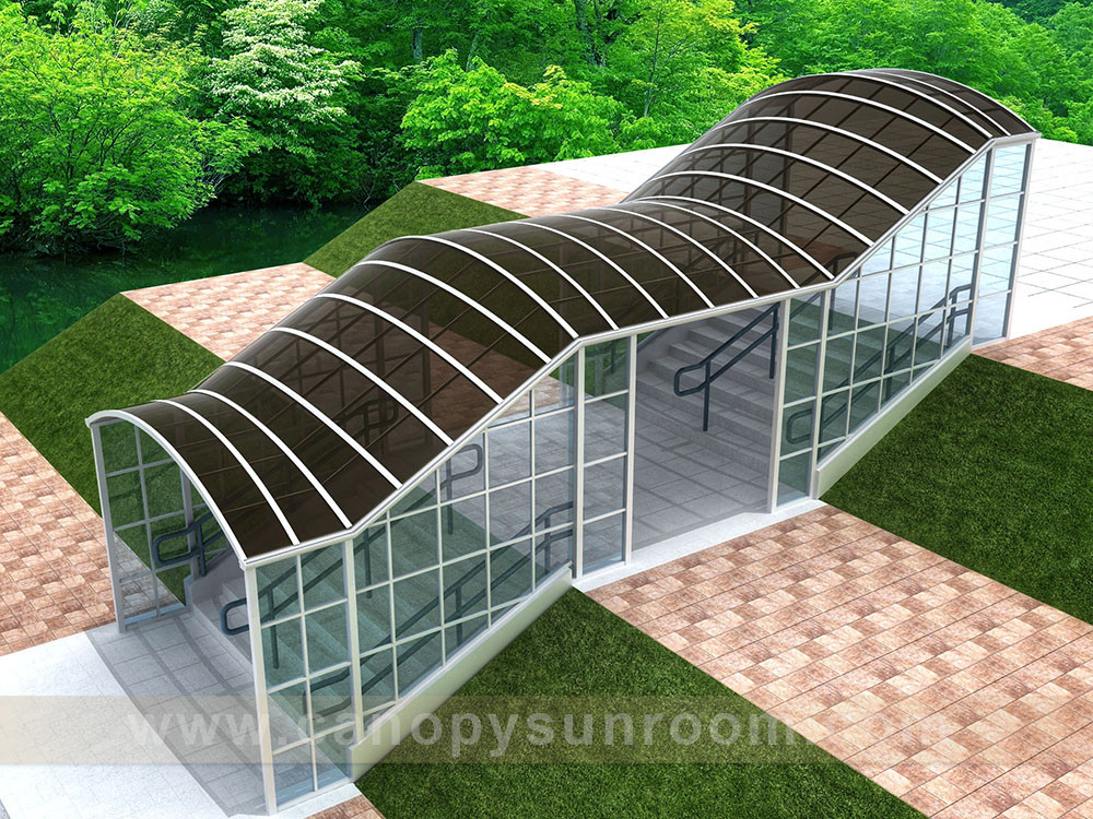 walkway stair way shelter