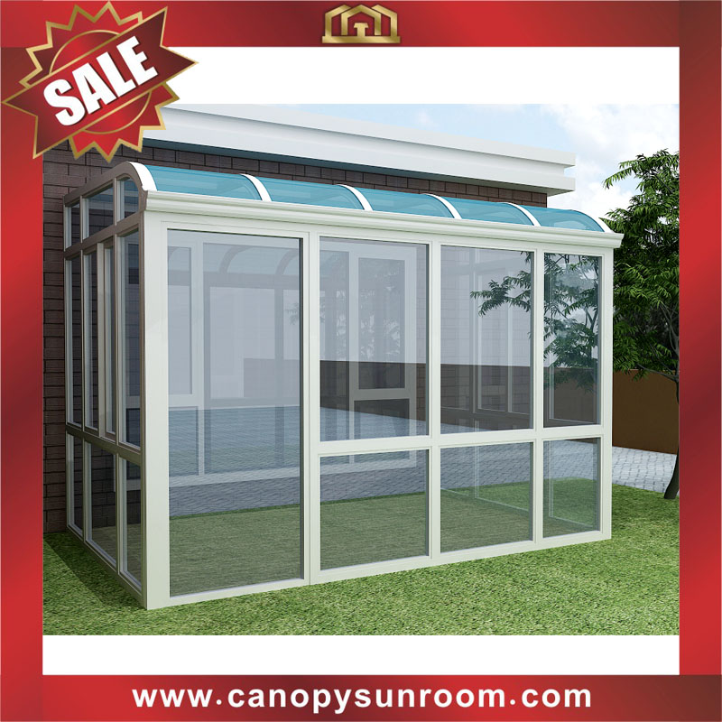 outdoor backyard patio aluminium alu glass sun house sunroom cabin shed for sale