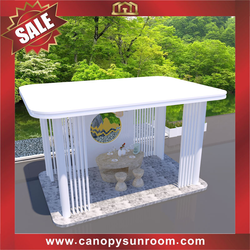 outdoor courtyard backyard aluminum pavilion gazebo rain shelter for sales
