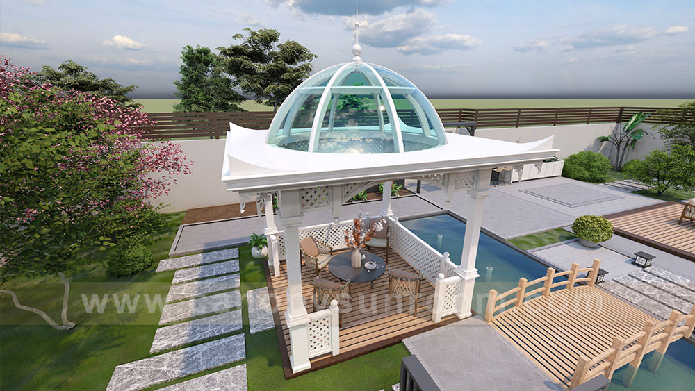 outdoor gazebo pavilion shelter