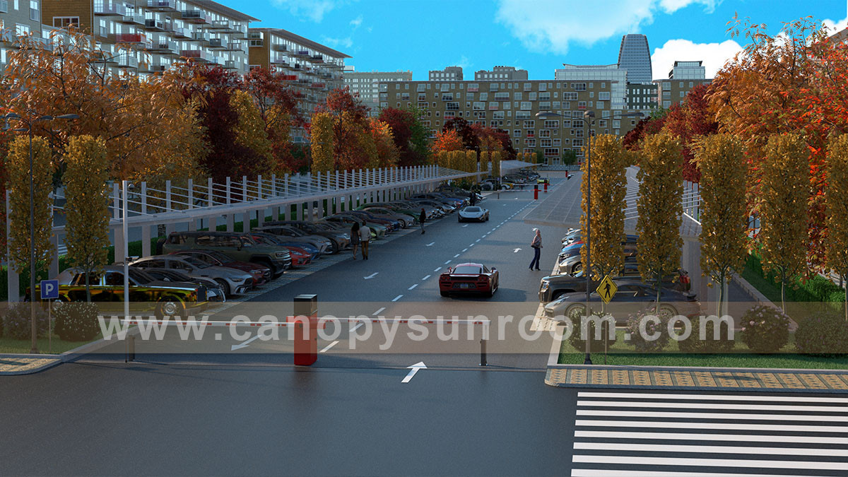 outdoor parking cars canopy awning carport shelter