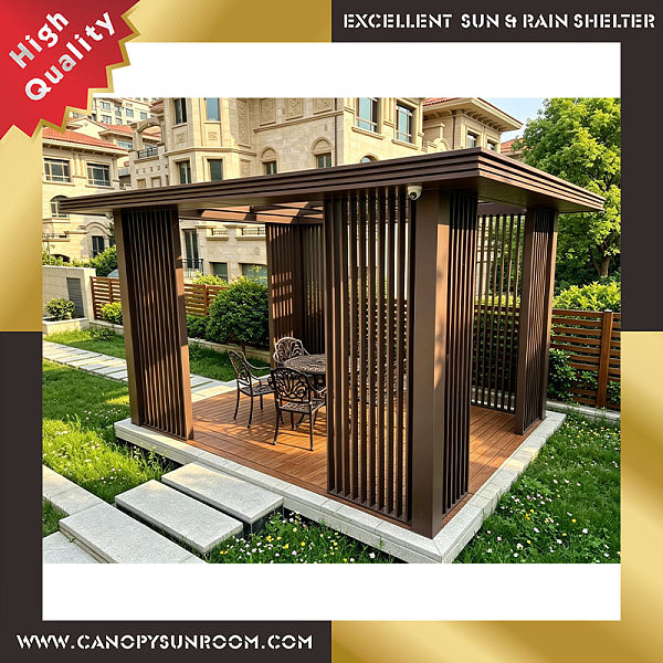 outdoor aluminum gazebo shelter