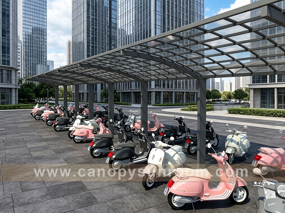 bicycle shelter bicycle shelter