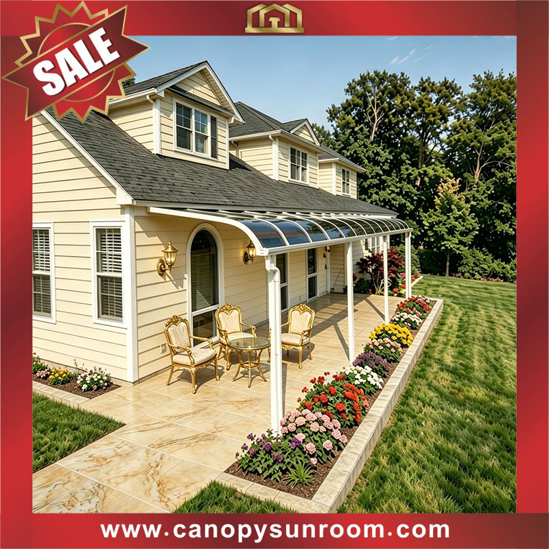 excellent backyard house patio terrace balcony canopy awning canopies shelter with aluminum framework and polycarbonate sheet