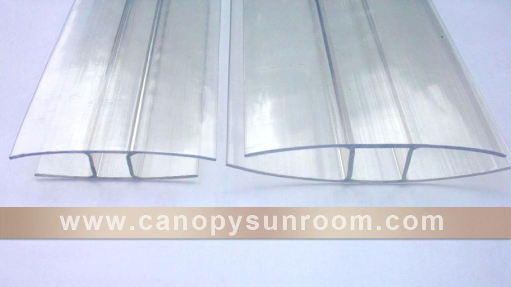H polycarbonate profile
