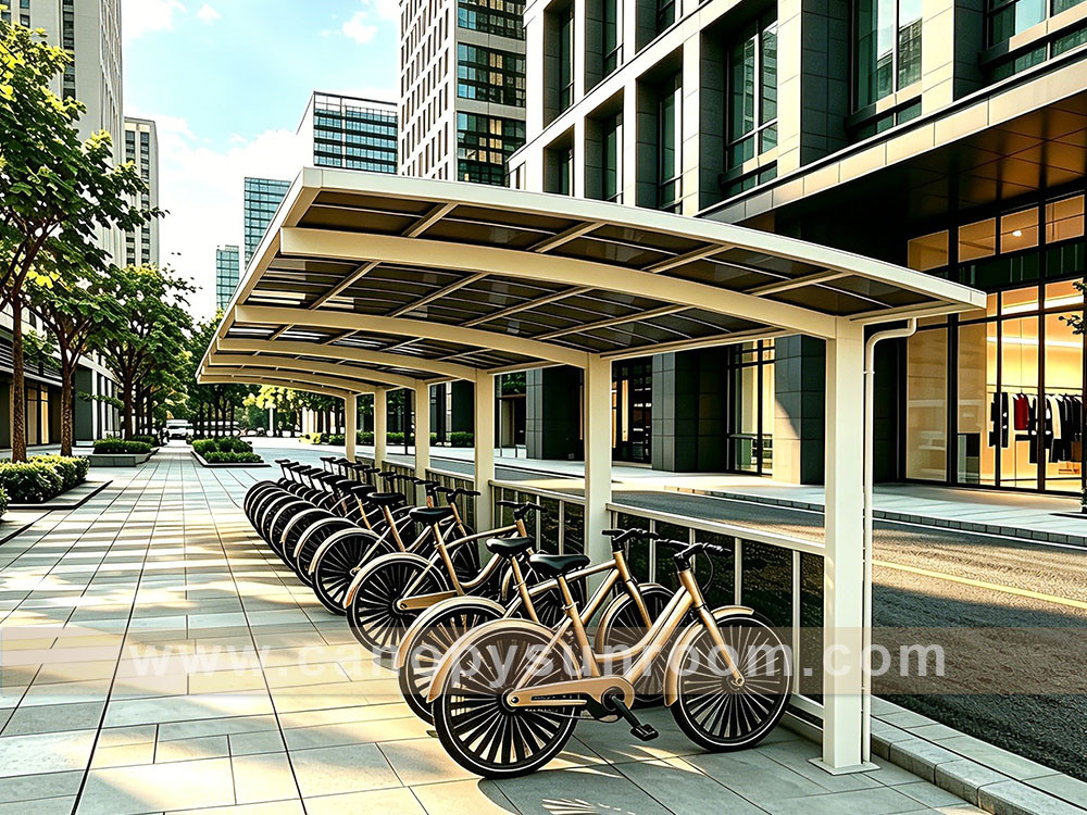 bike bicycle parking shelter bike bicycle parking shelter