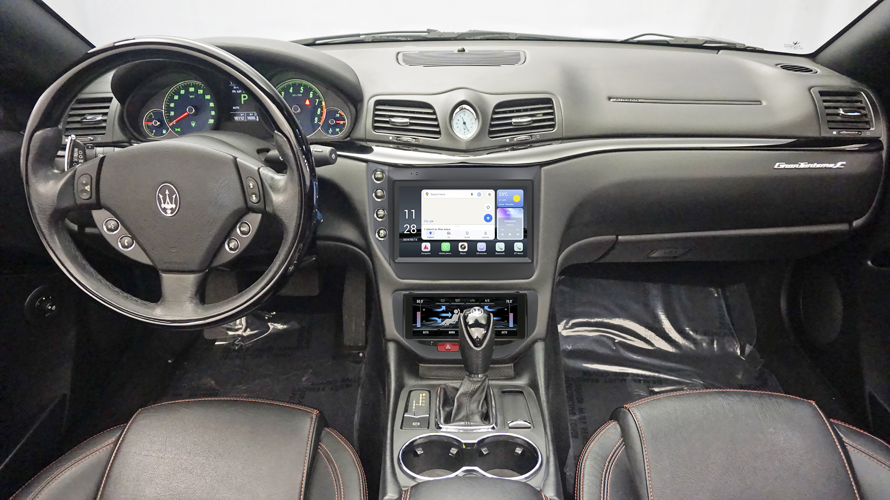 Maserati GT+Air Conditioning Screen/玛莎拉蒂GT+空调屏