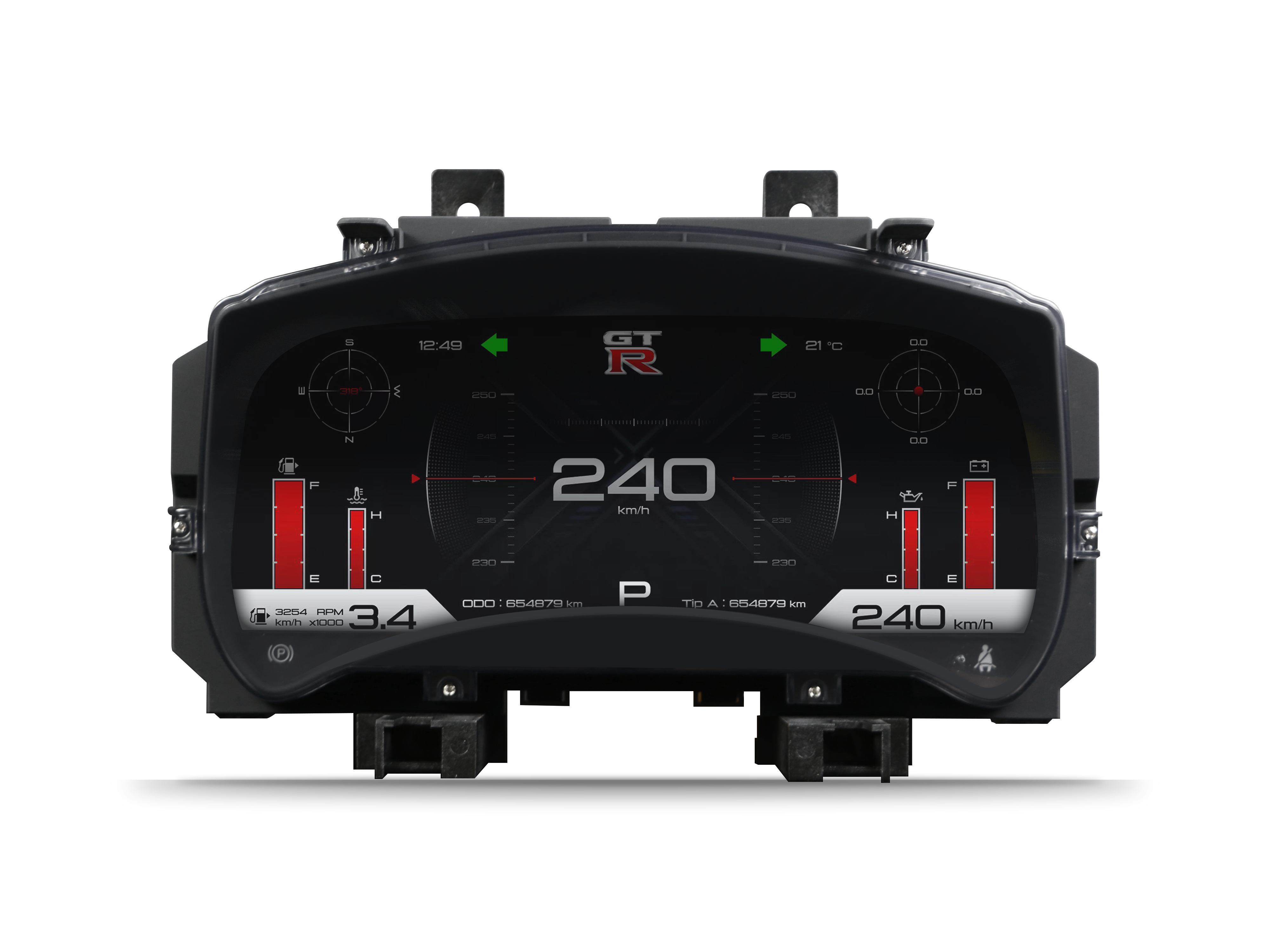 2007-2024 year Nissna GTR LCD 12.3 inch GTR仪表 2007-2024 year Nissna GTR LCD 12.3 inch GTR仪表