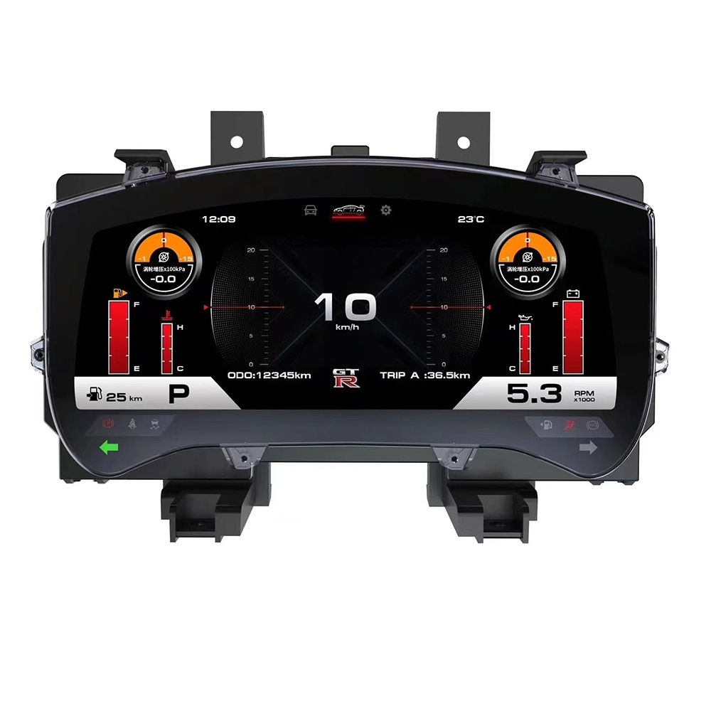 LCD Instrument Cluster for Nissan GTR GT-R Skyline R35 2008-2023 LCD Instrument Cluster for Nissan GTR GT-R Skyline R35 2008-2023